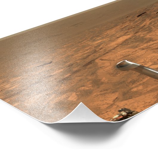 Panoramisch uitzicht van Mars 9 Foto Afdruk (Hoek)