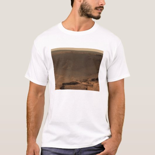 Panoramisch uitzicht van Mars 9 T-shirt (Voorkant)