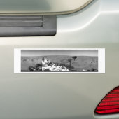Panoramisch Uitzicht van Mars Bumpersticker (Op auto)