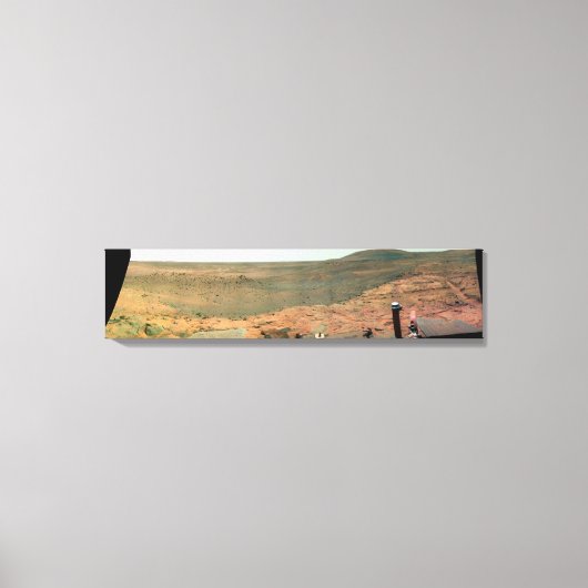 Panoramisch uitzicht van Mars Canvas Afdruk (Voorkant)