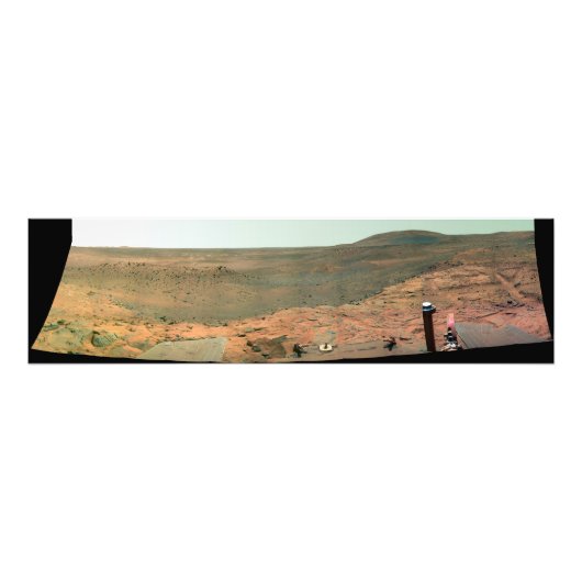 Panoramisch uitzicht van Mars Foto Afdruk (Voorkant)