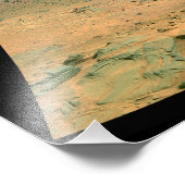 Panoramisch uitzicht van Mars Foto Afdruk (Hoek)
