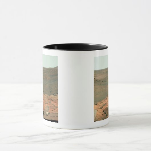 Panoramisch uitzicht van Mars Mok (Midden)