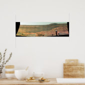 Panoramisch uitzicht van Mars Poster (Keuken)