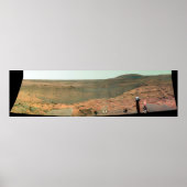 Panoramisch uitzicht van Mars Poster (Voorkant)