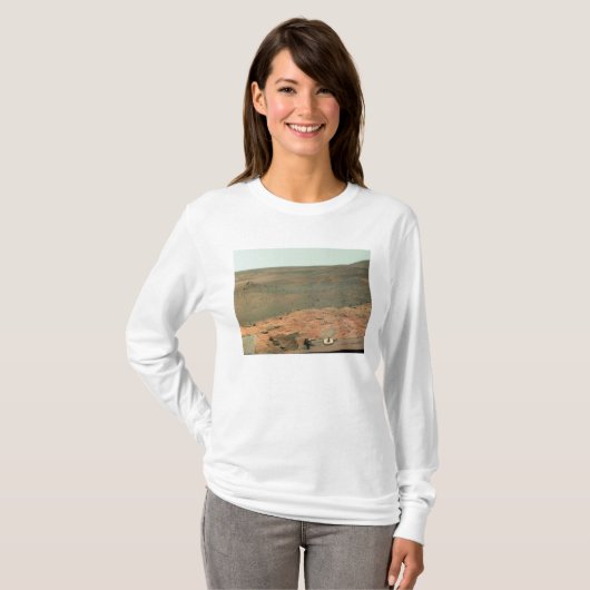 Panoramisch uitzicht van Mars T-shirt (Voorkant volledig)
