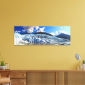 Panoramisch Uitzicht van Matanuska Gletsjer, Alask Canvas Afdruk (Insitu (Woonkamer))