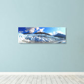 Panoramisch Uitzicht van Matanuska Gletsjer, Alask Canvas Afdruk (Insitu (Houten vloer))
