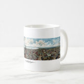 Panoramisch Uitzicht van Milwaukee Wisconsin Koffiemok (Voorkant rechts)