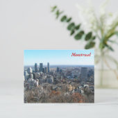 Panoramisch uitzicht van Montreal Briefkaart (Staand voorkant)