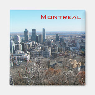 Panoramisch uitzicht van Montreal Magneet