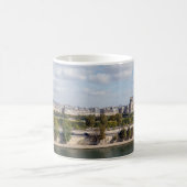 Panoramisch uitzicht van Parijs uit het dak van Mu Koffiemok (Center)