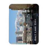 Panoramisch Uitzicht van Salt Lake City Magneet (Verticaal)