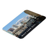 Panoramisch Uitzicht van Salt Lake City Magneet (Linkerzijde)