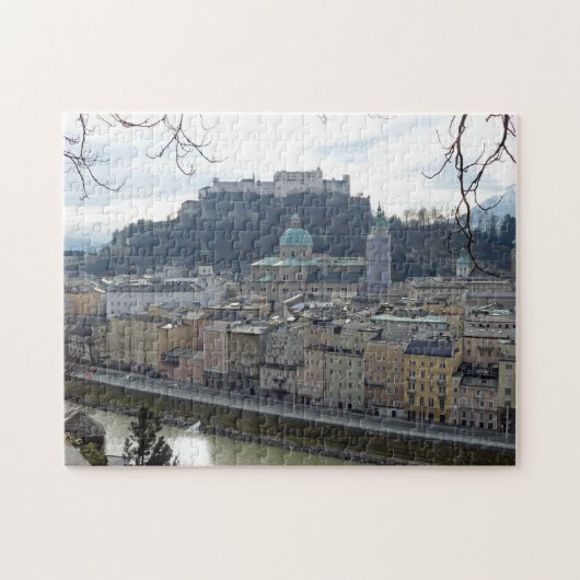 Panoramisch uitzicht van Salzburg Legpuzzel (Horizontaal)