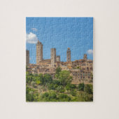 Panoramisch uitzicht van San Gimignano Tuscany Ita Legpuzzel (Verticaal)