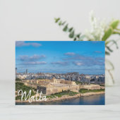 Panoramisch uitzicht van Sliema op Malta (Staand voorkant)