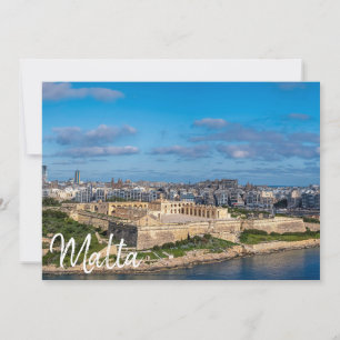 Panoramisch uitzicht van Sliema op Malta