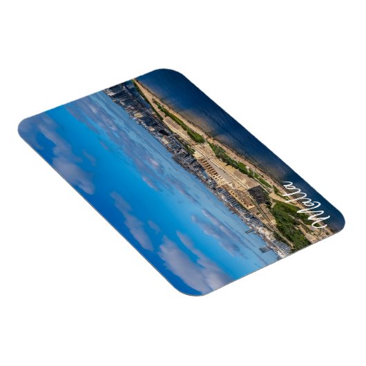 Panoramisch uitzicht van Sliema op Malta Magneet (Rechterzijde)