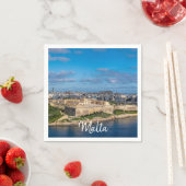 Panoramisch uitzicht van Sliema op Malta Servet (Insitu)