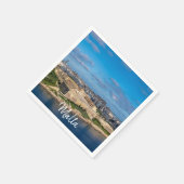 Panoramisch uitzicht van Sliema op Malta Servet (Hoek)