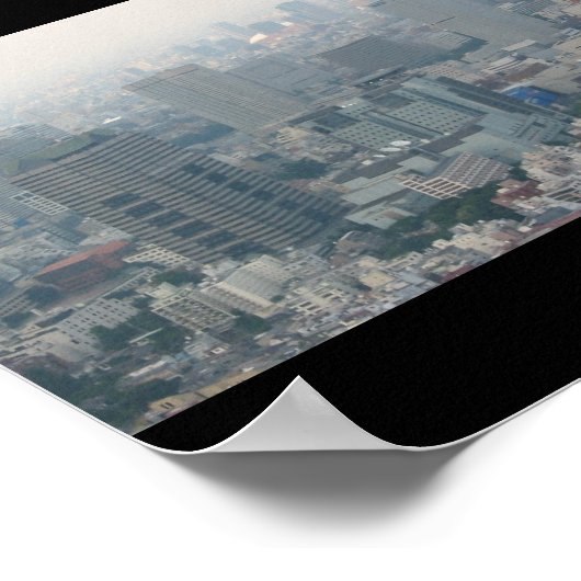 Panoramisch Uitzicht van Tokio Poster (Hoek)