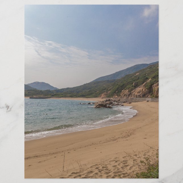 Panoramisch uitzicht van Tung O Village Lamma Isla (Voorkant)