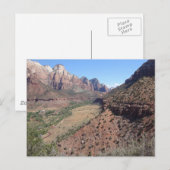 Panoramisch Uitzicht van Zion Canyon uit The Watch Briefkaart (Voorkant / Achterkant)