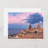 Panoramisch uitzicht van zonnebrand boven de Valle Briefkaart (Voorkant / Achterkant)