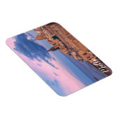 Panoramisch uitzicht van zonnebrand boven de Valle Magneet (Rechterzijde)