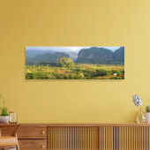 Panoramisch valleilandschap, Cuba Canvas Afdruk (Insitu (Woonkamer))
