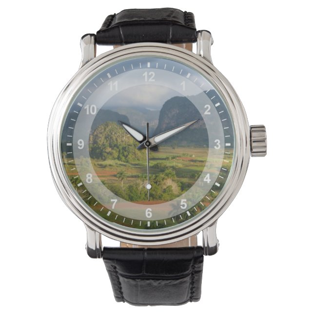 Panoramisch valleilandschap, Cuba Horloge (Voorkant)