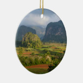 Panoramisch valleilandschap, Cuba Keramisch Ornament (Rechts)