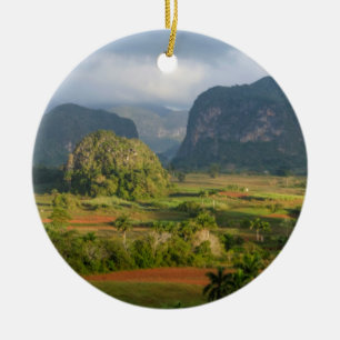 Panoramisch valleilandschap, Cuba Keramisch Ornament