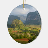 Panoramisch valleilandschap, Cuba Keramisch Ornament (Links)