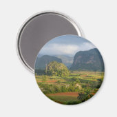 Panoramisch valleilandschap, Cuba Magneet (Voorkant / Achterkant)