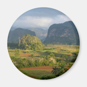 Panoramisch valleilandschap, Cuba Magneet