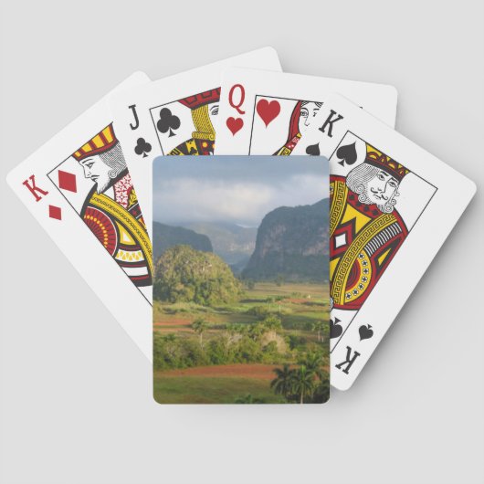 Panoramisch valleilandschap, Cuba Speelkaarten (Achterkant)