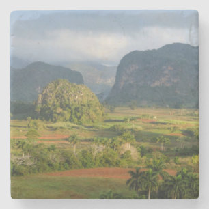 Panoramisch valleilandschap, Cuba Stenen Onderzetter