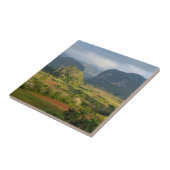 Panoramisch valleilandschap, Cuba Tegeltje (Zijkant)