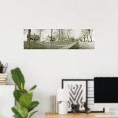  panoramisch van Kelleys Island W Lakeshore Dr. Poster (Thuiskantoor)