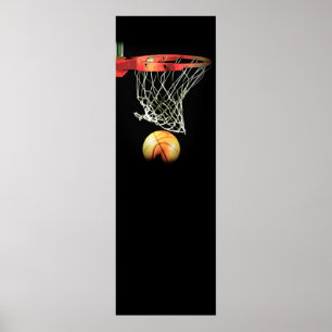 Panoramisch Verticaal Poster van de Basketball-deu