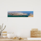 Panoramisch zicht op de haven van Sur - Oman Poster (Keuken)