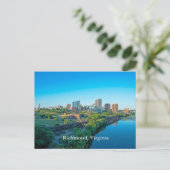 Panoramisch zicht op Richmond, Virginia Briefkaart (Staand voorkant)