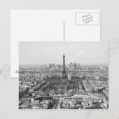 Panoramische Eiffeltoren Briefkaart (Voorkant / Achterkant)