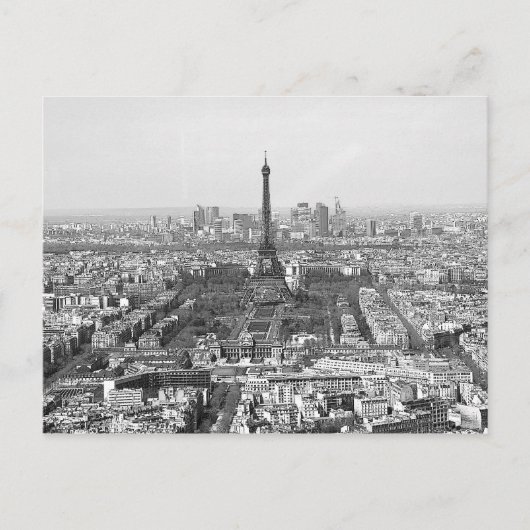 Panoramische Eiffeltoren Briefkaart (Voorkant)