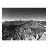 Panoramische foto van Cheyenne Mtn. en Pikes Peak Foto Afdruk (Voorkant)