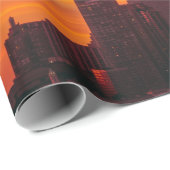 PANORAMISCHE FOTOGRAFIE VAN DE STAD CADEAUPAPIER (Rol Hoek)