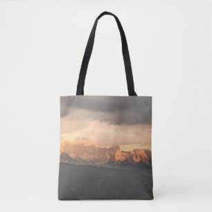 PANORAMISCHE FOTOGRAFIE VAN MOUNTAINE TOTE BAG