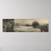  Panoramische Glacial Grooves Kelleys Island O Poster (Voorkant)